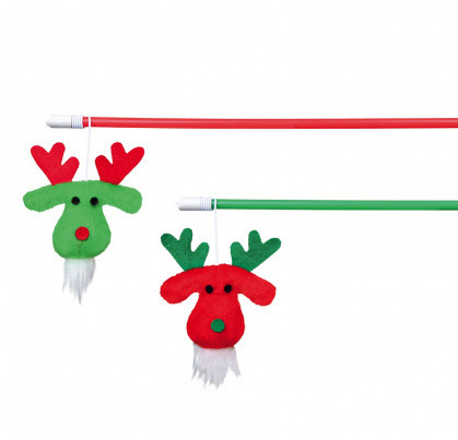 Trixie Świąteczna Wędka z reniferem dla kota 924451 WYPRZEDAŻ