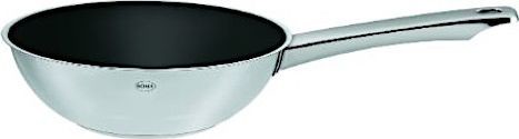 NoName Patelnia patelnia wok Moments 28 cm stal nierdzewna czarna/srebrna twm_933981