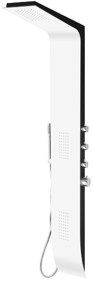 Corsan Duo Panel prysznicowy termostatyczny biały A-8777