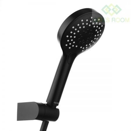 Oltens Oltens Driva EasyClick Gide zestaw prysznicowy czarny mat 36007300