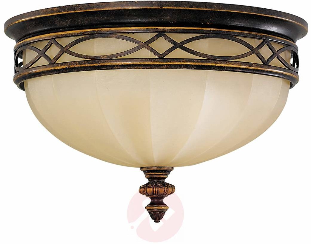 Elstead Lighting DRAWING ROOM - lampa sufitowa ze szkłem Scavo