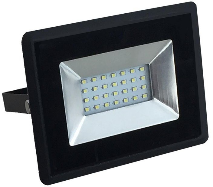 v-tac Projektor LED V-TAC 20W Czarny E-Series IP65 VT-4021 Niebieski 1700lm