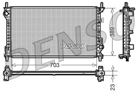 DENSO Chłodnica, układ chłodzenia silnika DRM10108