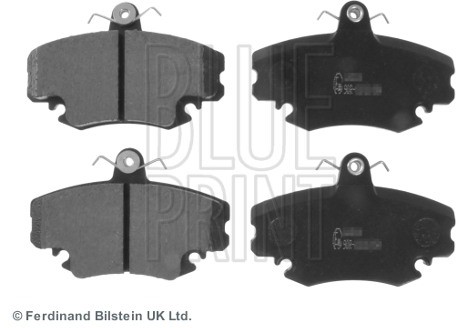 BLUE PRINT Zestaw klocków hamulcowych, hamulce tarczowe ADR164203