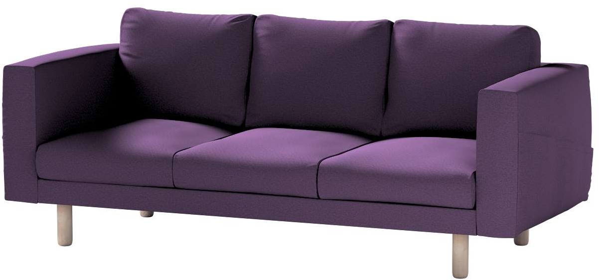 Dekoria pl pl Pokrowiec na sofę Norsborg 3-osobową fioletowy 213 x 88 x 85 cm Etna 1022-161-27