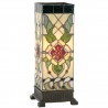 Clayre & Eef Lampa Stojąca Tiffany Prosta E 5LL-9226