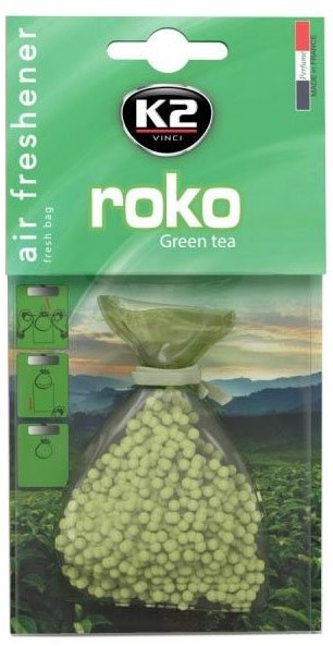 K2 Zapach samochodowy w woreczku Roko Green tea 20g V822