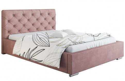 Pikowane łóżko dwuosobowe 180x200 Loran 3X