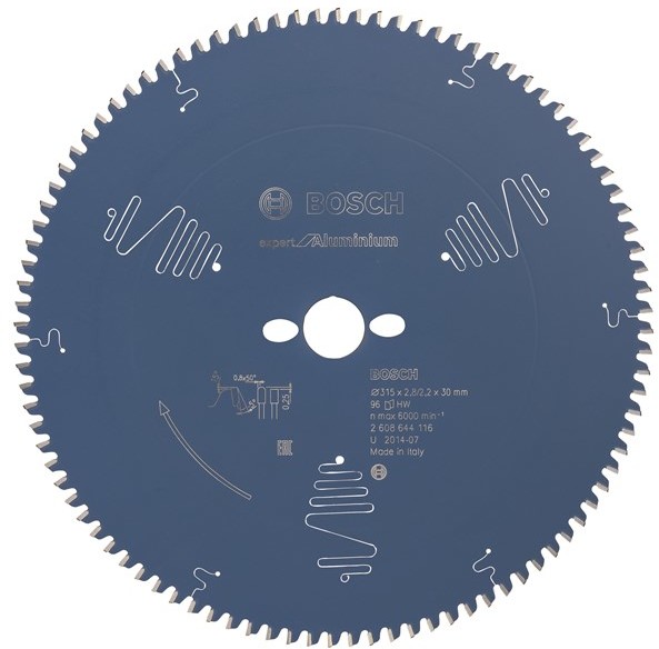 Bosch tarcza tnąca Expert for Aluminium 315 x 30 x 2,8 mm, 96 2608644116