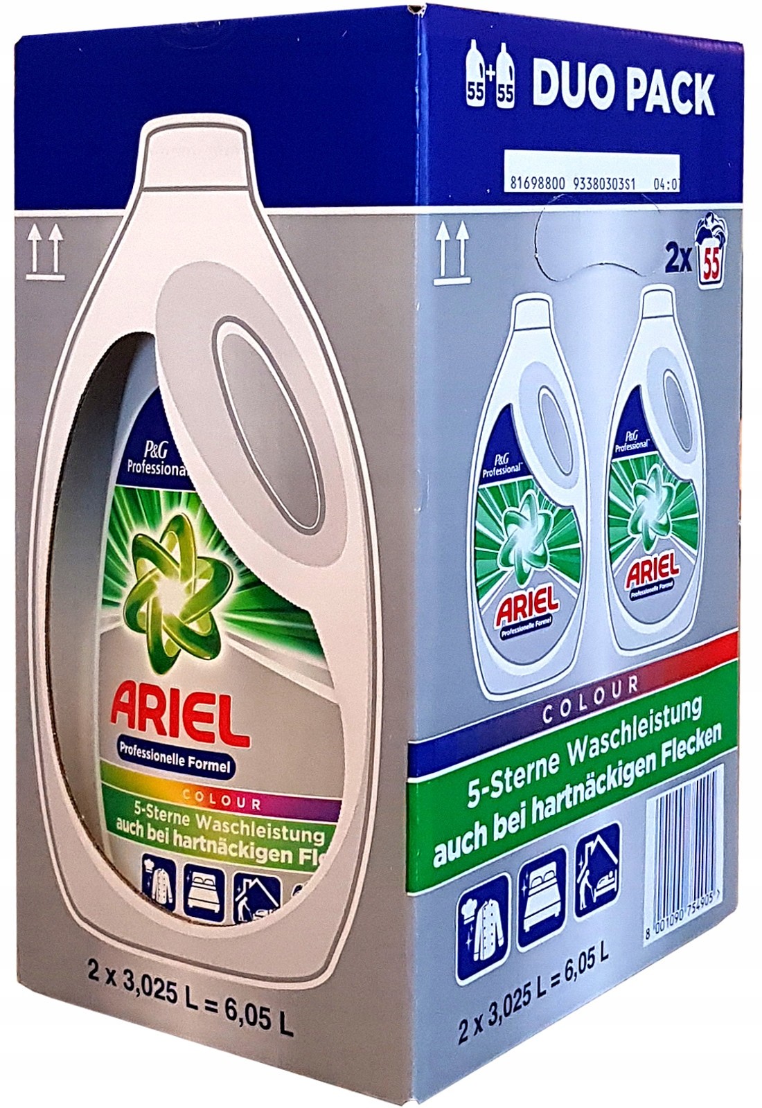 Ariel Pro Color Żel Prania Kolor 2 x 55pr 6,05L De