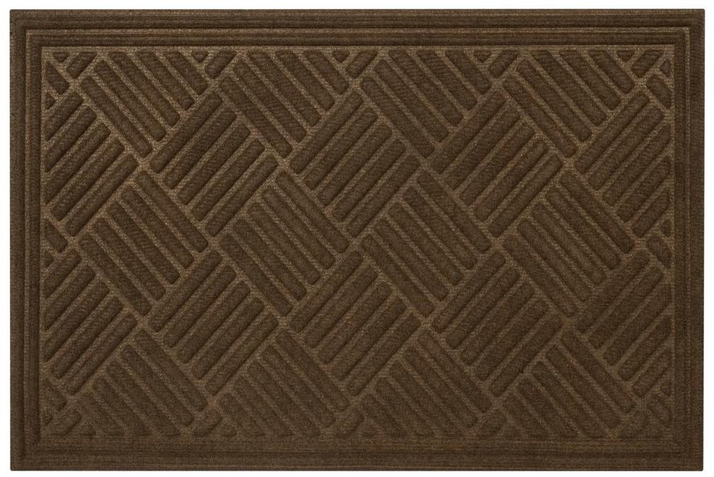 Wycieraczka zewnętrzna ECO RIB 60 x 90 cm gumowa brązowa
