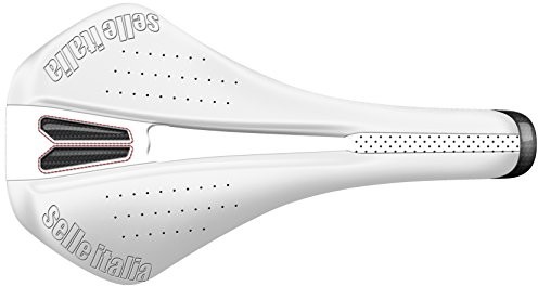 Selle Italia Siodełko Novus Kit carbonio Flow siodełko rowerowe białe 2016 Mountain Bike, biały, s 20I080A702ICA002