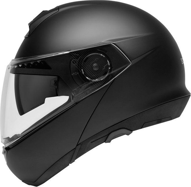 Schuberth Kaski motocyklowe, wizjery i komunikac C4 MATT BLACK Kask motocyklowy szczękowy czarny : Rozmiar - XS 4547113360/XS