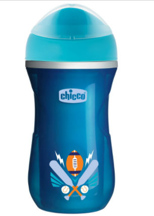 Chicco Kubek Niekapek Termiczny z twardym ustnikiem 266 ml 14M+ niebieski ART00006981200000N