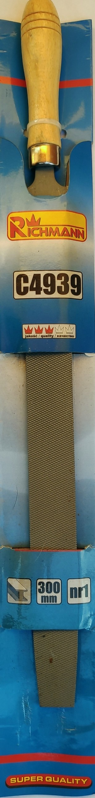 Pilnik do metalu 300mm płaski nr1 Richmann C4939