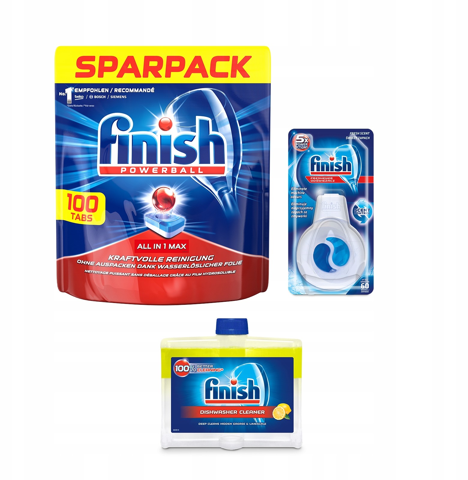 Finish zestaw All In 1 Max tabletki+sól+akcesoria