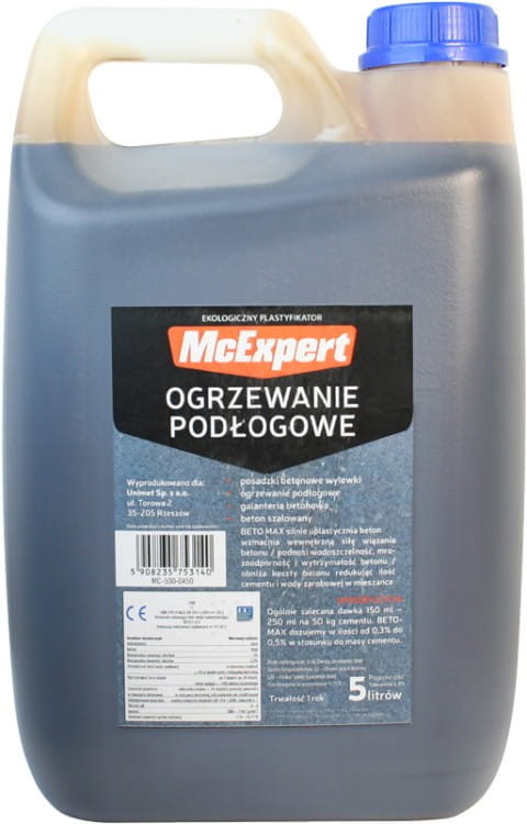 MCEXPERT* PLASTYFIKATOR DO OGRZEWANIA PODŁOGOWEGO 5L MC-500-0450 [8680737]