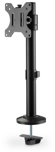 Digitus Uchwyt biurkowy kolumnowy pojedyńczy 1xLCD max 32 cale max 8kg uchylno-obrotowy czarny