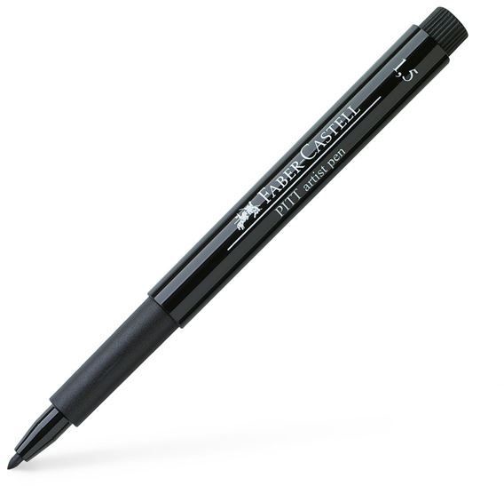 Faber Castell PITT Długopis dla artystów 1,5 mm czarny 199 167890 FC 167890 FC