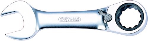 KS Tools 503.4631 Gear Plus grzechotka kluczy pierścieniowych szczękowych, bardzo krótki, 8 MM 503.4631