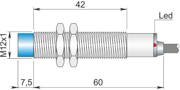 ORNO indukcyjny 12 mm SI12-AE4 NO I12000010