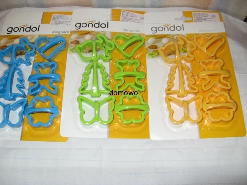 PLASTIKOWE FOREMKI DO wycinania CIASTEK-6szt