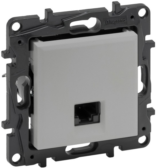 Legrand Gniazdo komputerowe RJ45 Niloe Step aluminium 863359