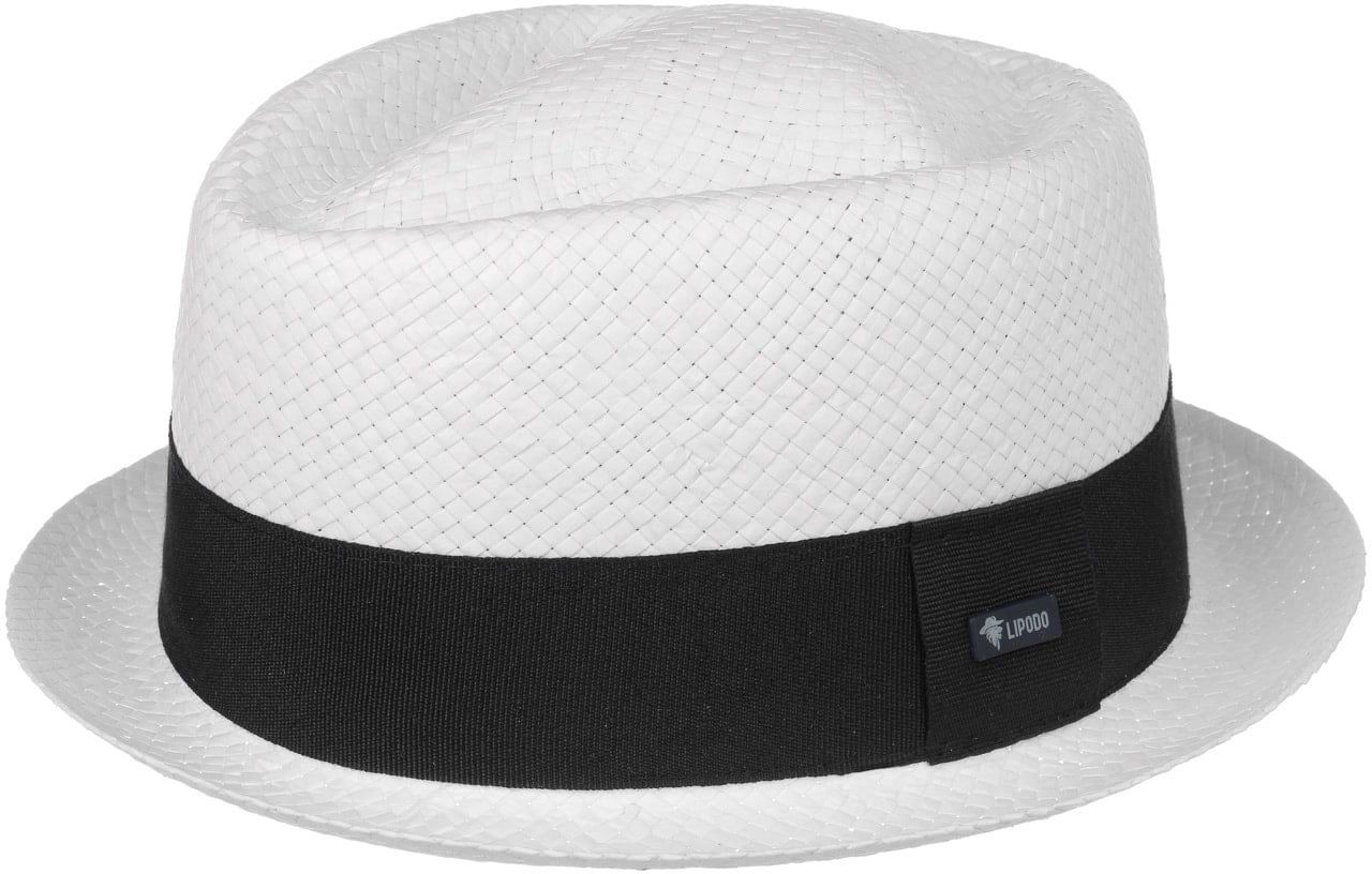 Kapelusz Słomkowy Amatillo White by Lipodo, biały, S (54-55 cm)
