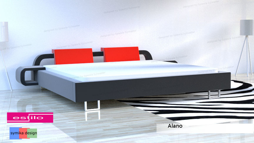 Estilo Łóżko do sypialni Alano - meble do sypialni alano