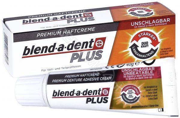 Procter & Gamble BLEND-A-DENT PLUS DUAL POWER Klej do protez - 40 g