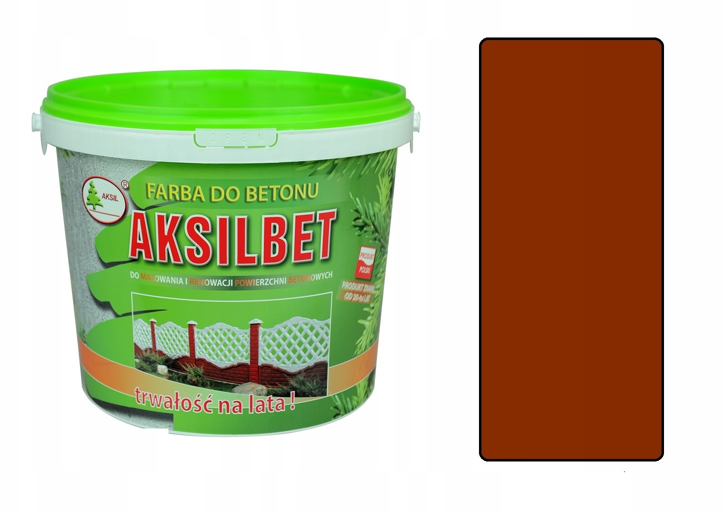 Aksilbet Farba do betonu cegły 5L klinkier ciemny
