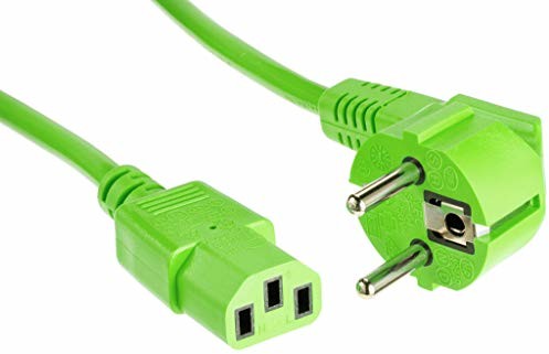 ACT Advanced Cable Technology Schuko  C13  0.6 m 0.6 m C13-zielony power cable (ak5136)