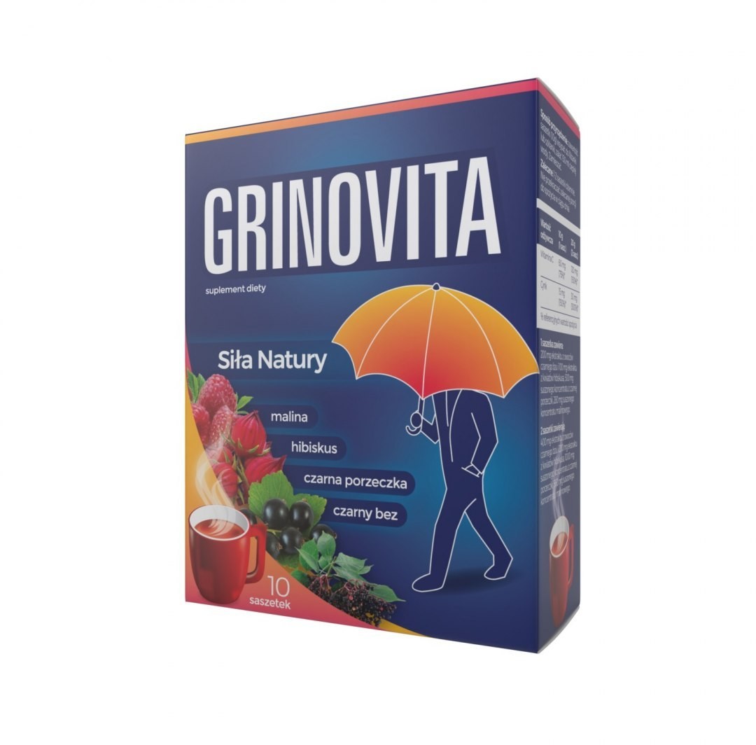 ZDROVIT Grinovita Suplement diety Siła Natury - herbatka 1opakowanie -10 saszetek 132399
