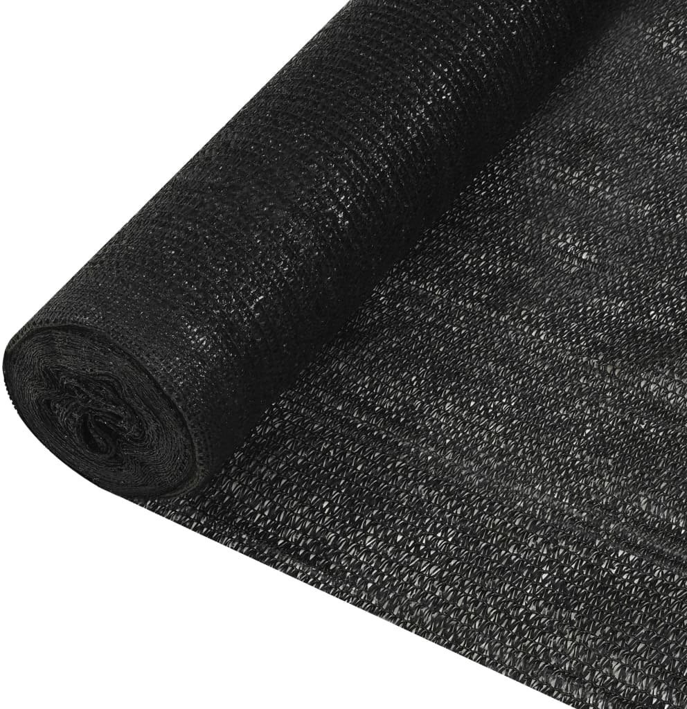 vidaXL Siatka cieniująca, czarna, 1,8x50 m, HDPE, 150 g/m 149346