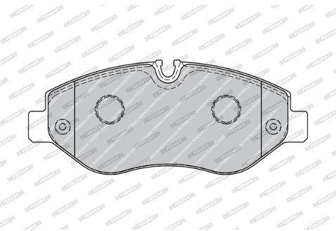 FERODO (FEDERAL-MOGUL) Zestaw klocków hamulcowych, hamulce tarczowe (FEDERAL-MOGUL) FVR1778