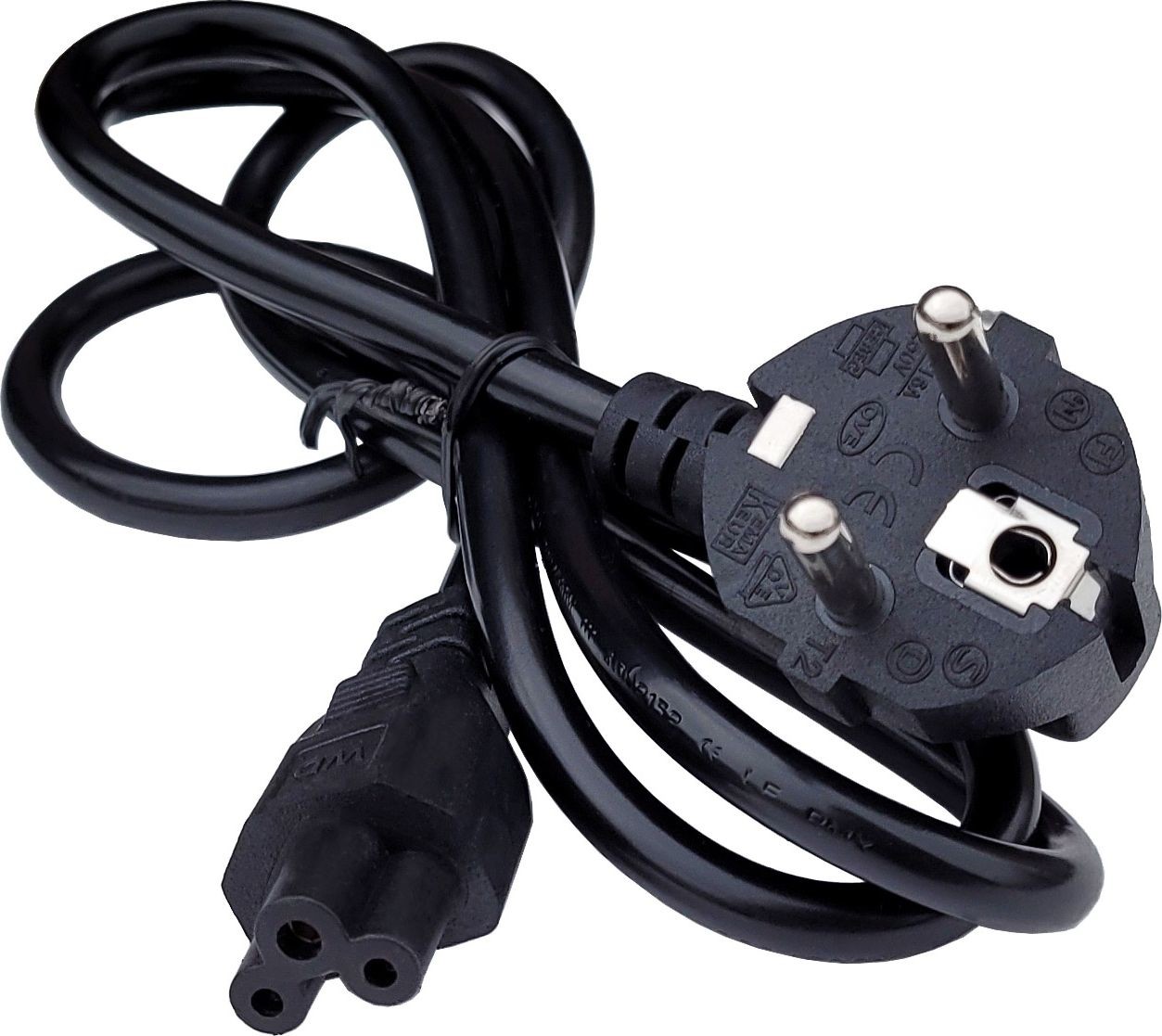 Polion Zasilacz do laptopa  Przewód zasilający IEC C5 koniczynka do zasilacza laptopa PLNC014