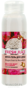 Fresh Juice Kremowy żel pod prysznic Smoczy owoc i makadamia - Fresh Juice Energy Mix Dragon Fruit & Macadamia Kremowy żel pod prysznic Smoczy owoc i makadamia - Fresh Juice Energy Mix Dragon Fruit & Macadamia