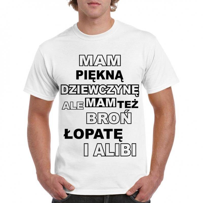 Poczpol Mam piękną dziewczynę ale mam też broń łopatę i alibi PRZPOC-12-1795