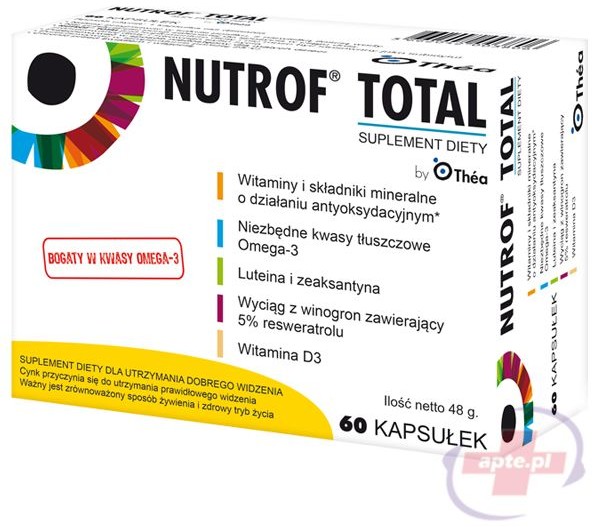 Thea Nutrof Total z witaminą D3 x60 kapsułek
