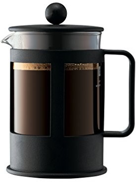 Bodum Kenya zaparzacz do kawy (system french press, można myć w zmywarce) czarny, czarny, 0,5 l 1784-01