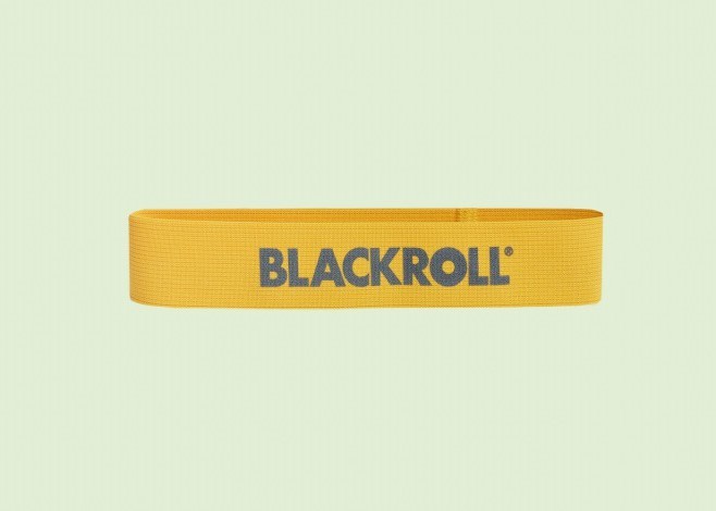 BLACKROLL Taśma najlżejsza LOOP BAND 30 cm BLACKROLL żółta)