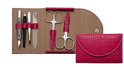 DuKaS Zestaw do manicure z okrągłą klapką 6 szt Premium Line PL 214R