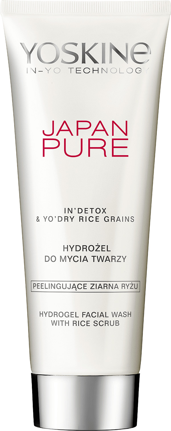 Japan Pure hydrożel do mycia twarzy peelingujące ziarna ryżu 150 ml
