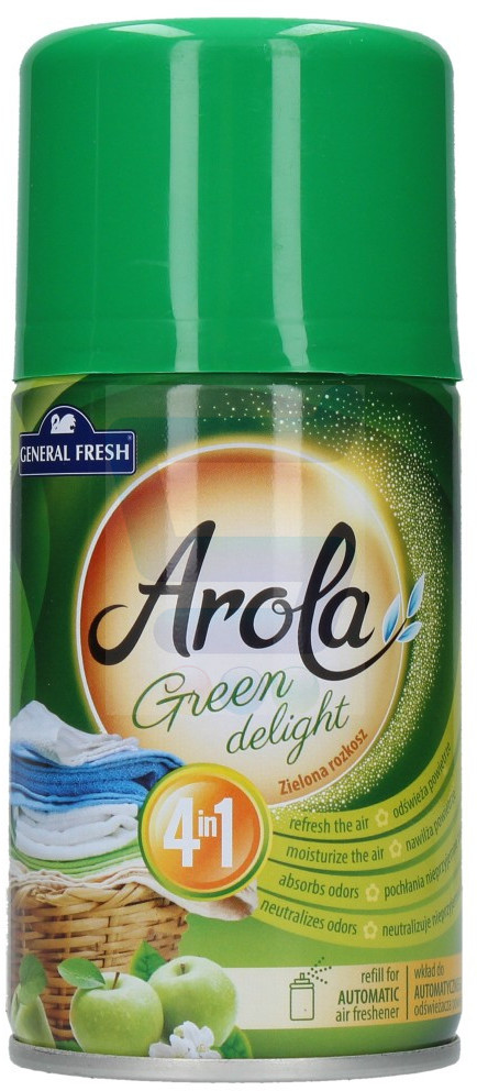 General Fresh Arola Wkład do automatycznego odświeżacza 4w1 Green Delight 250 ml