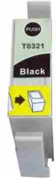 DrTusz Tusz Zamiennik T0321 do Epson C13T03214010) Czarny)