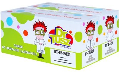 DrTusz Tonery Zamienniki TN-2421 do Brother TN-2421D) Czarne) dwupak)|