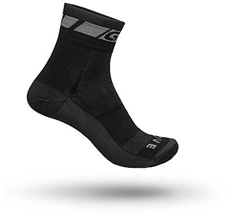 GripGrab Merino wełna Regular Cut skarpety rowerowe skarpety do jazdy na rowerze z wysokiej jakości wełny z merynosów 1 i 3 szt. w opakowaniu, dla mężczyzn i kobiet, czarny