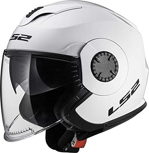 LS2 Kask motocyklowy VERSO, biały, rozmiar S 305701002S