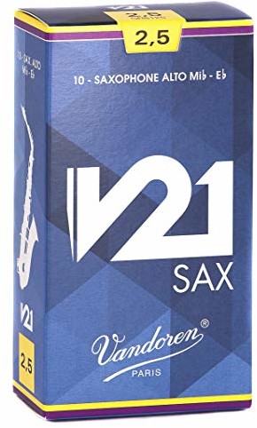 Vandoren SR8125 Alt Sax V21 2,5, 4,5 cala * 1,25 cala * 6,5 cala SR8125