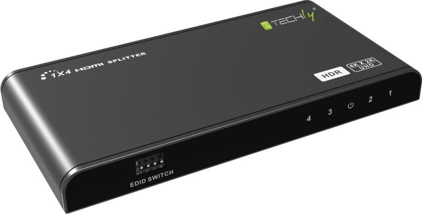 Techly HDMI2.0 Splitter 4K 4 Port HDR 4K2K 60Hz IDATA-HDMI2-4K4HDR